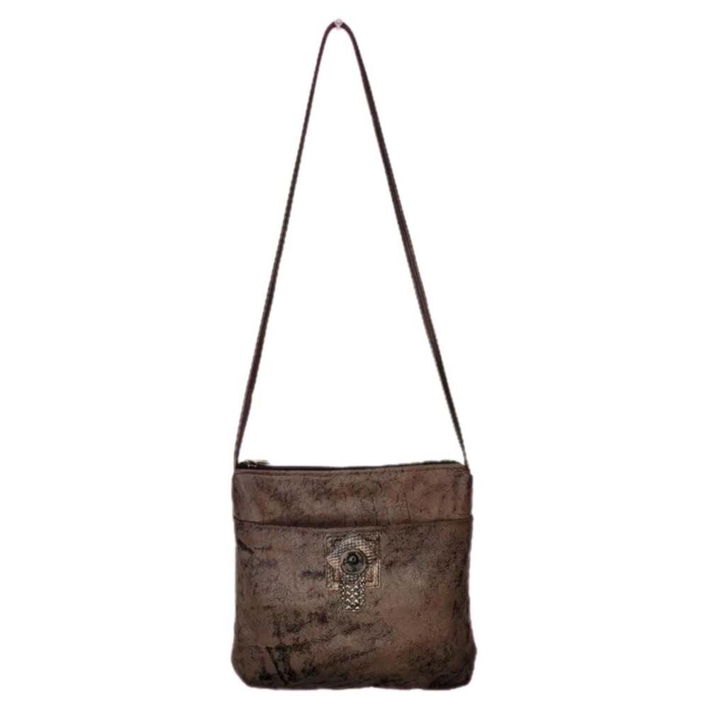 Pat Smiley Collection Vintage Leather Artisan Crossbody Bag